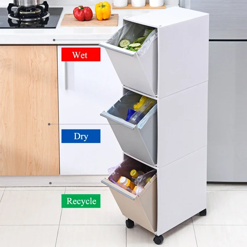 Food Snacks Corner - - Praktischer Küchenabfall-Eimer, Lücke, Eck-Aufbewahrungs-Organizer, kann