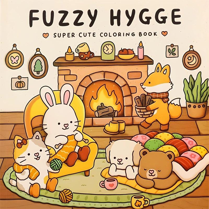Food Y Snacks Coloring Book - FUZZY HYGGE Malbuch für Erwachsene –