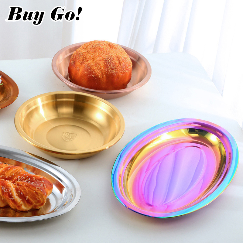 Food Snacks To Buy - 1/2PCS Edelstahl Lebensmittel Platten Fisch Abendessen