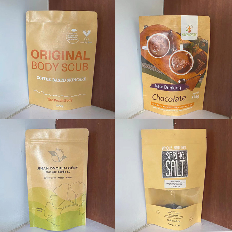 Individuell bedruckte braune K – Logo Food Snack Bewertung und Preis