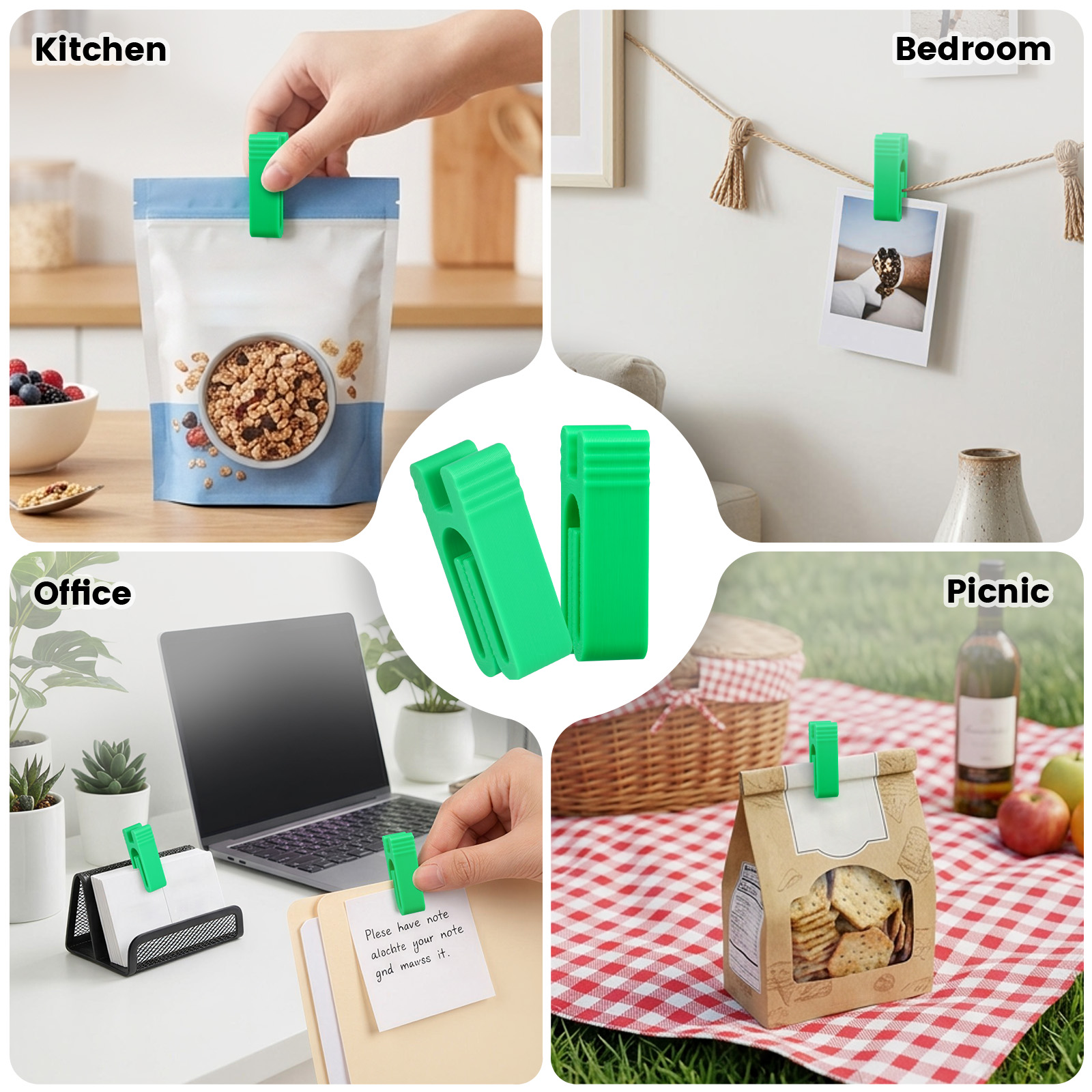 10 Stück Snackbeutel-Verschlus – Food Snacks Packaging Bewertung und Preis